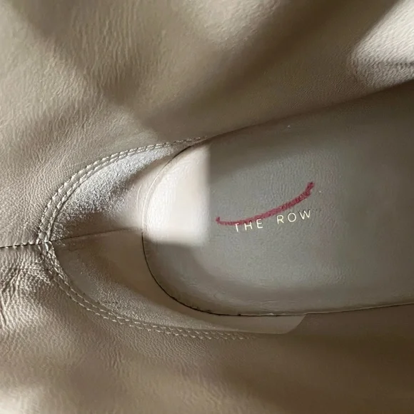 The Row Zippered Platform Leather Combat Boots - Picture 11 of 15